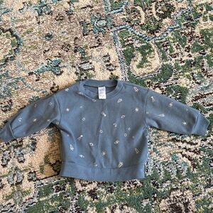 Carters Ribbed Space 6-9M crewneck